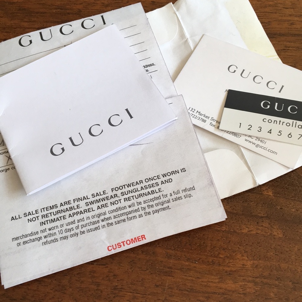 SOLD!!! GUCCI Punch Tote - Picture 8 of 8